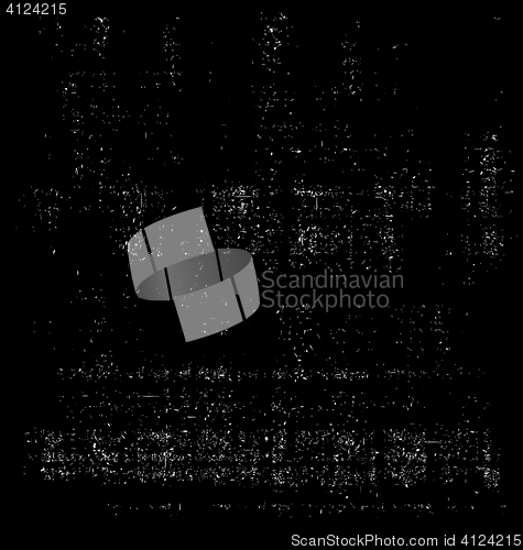Image of Abstract black grunge background, damaged surface