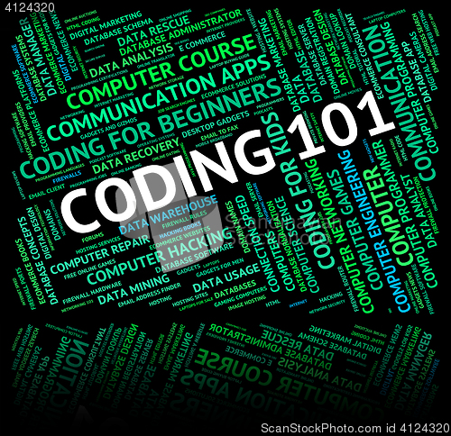 Image of Word Coding Represents Code Guides And Guideline