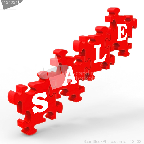 Image of Sale Shows Symbol For Discount And Promotions