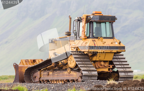 Image of Bulldozer in the field