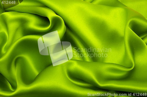 Image of Green satin background