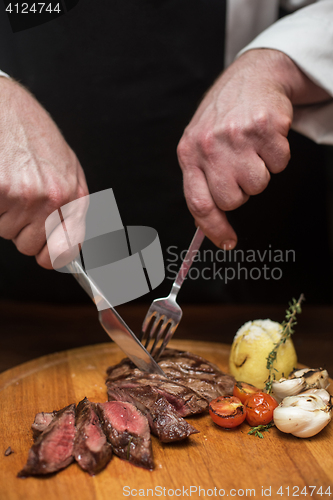 Image of grilled beef steak