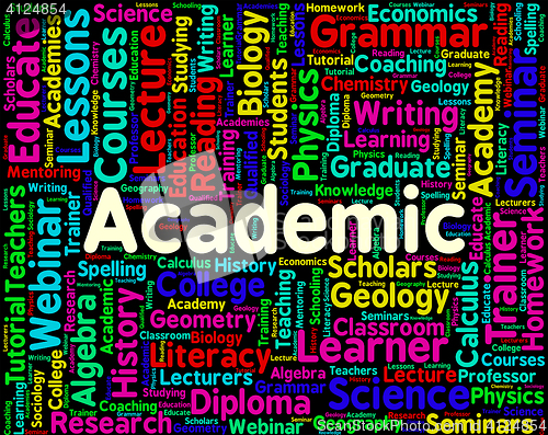 Image of Academic Word Represents Military Academy And Institutes