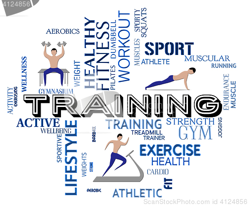 Image of Fitness Training Indicates Physical Activity And Exercise