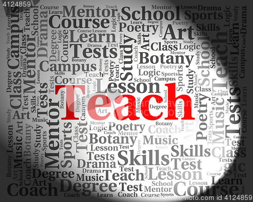 Image of Teach Word Means Give Lessons And Coaching