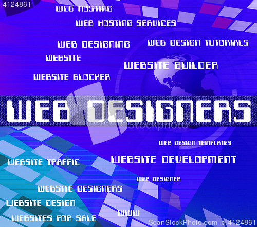 Image of Web Designers Indicates Websites Website And Network