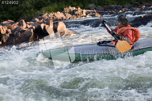 Image of Kayaker in whitewater