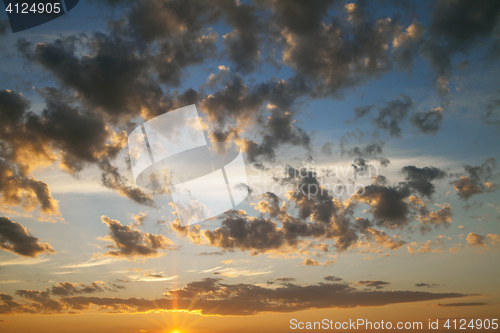 Image of Sunset on a northern lake