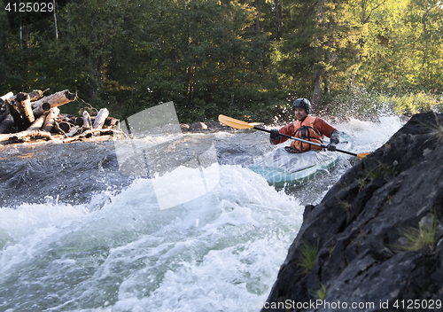 Image of Kayaker in whitewater