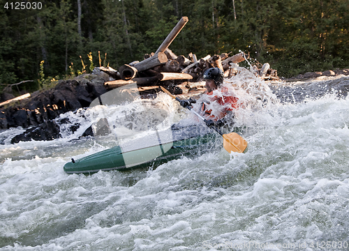 Image of Kayaker in whitewater