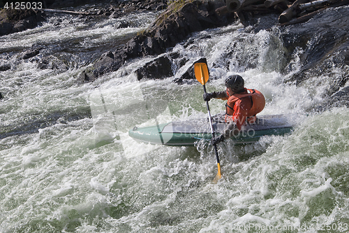 Image of Kayaker in whitewater