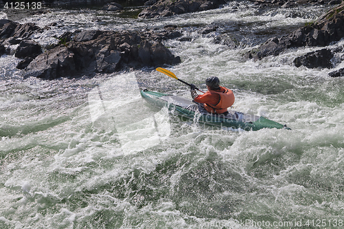 Image of Kayaker in whitewater