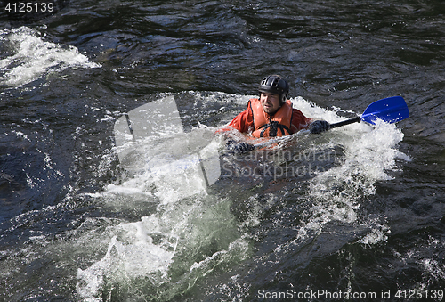 Image of Kayaker in whitewater