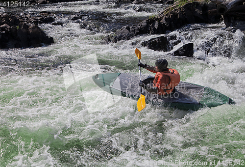 Image of Kayaker in whitewater