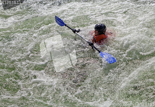 Image of Kayaker in whitewater