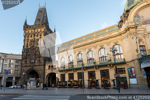 Image of Municipal House, Czech Obecn? d?m in Prague