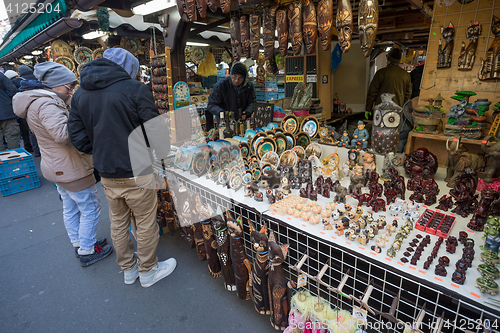 Image of Souvenir shop at famous Havels Market in first week of Advent in