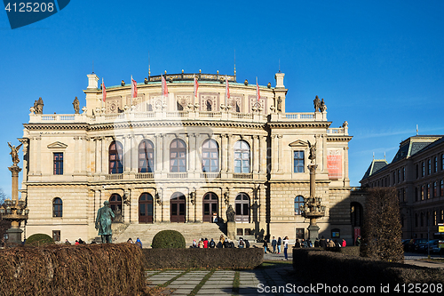 Image of Rudolfiunum concert halls on Jan Palach SquarePrague