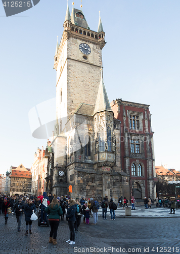 Image of Famous old Prague Astronomical Clock -Prague Orloj