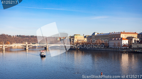 Image of View to the Prague river Vltava