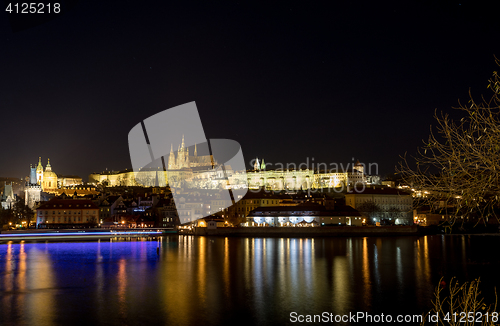 Image of Night photo of Prague