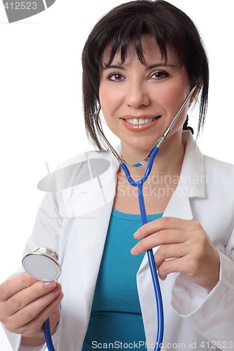 Image of Doctor holding stethoscope