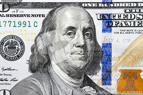 Image of one hundred US dollars