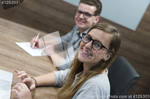 Image of startup business team on meeting