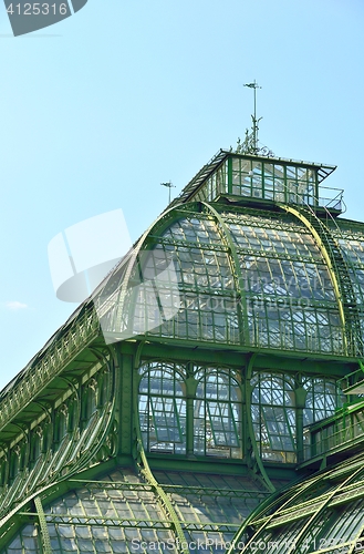 Image of Palmenhaus roof, an old greenhouse in Wien