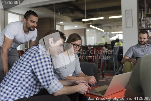 Image of team meeting and brainstorming