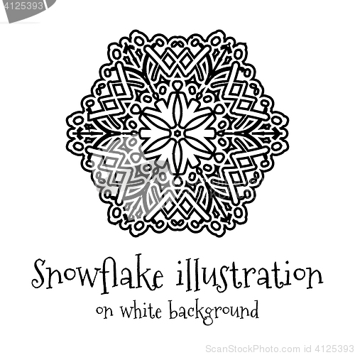 Image of Snowflake icon on white