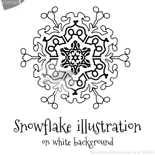 Image of Snowflake icon on white