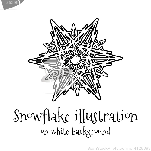 Image of Snowflake icon on white