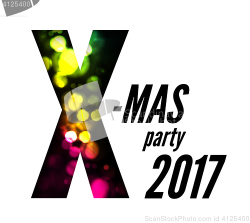 Image of X-mas party with bokeh