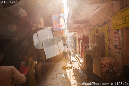 Image of Back alleyways of Varanasi