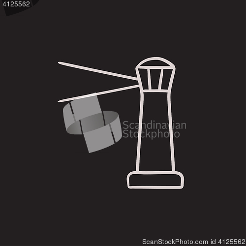 Image of Lighthouse sketch icon.