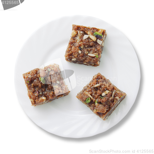 Image of Indian sweets on a plate