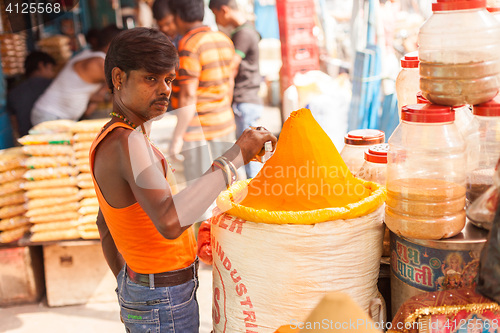 Image of Spice vendor, Kolkata