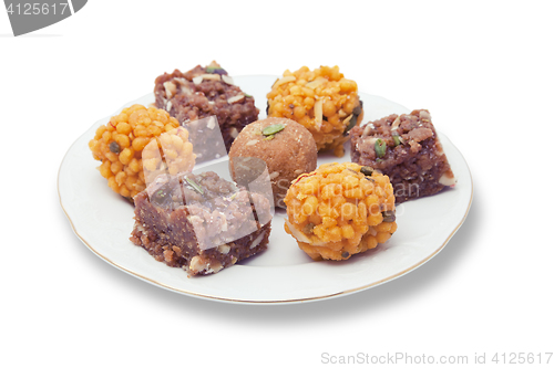 Image of Indian sweets on a plate