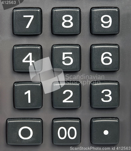 Image of Keypad buttons
