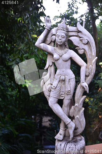 Image of Wood sculpture at The Sanctuary of Truth, Thailand