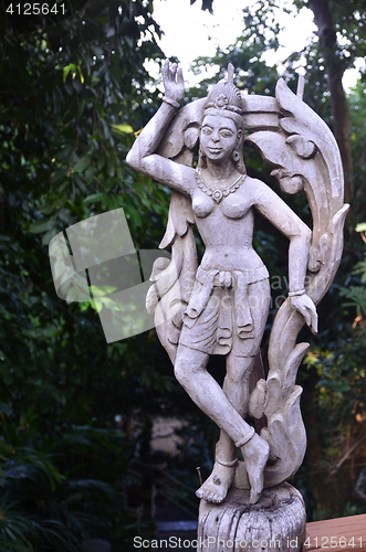 Image of Wood sculpture at The Sanctuary of Truth, Thailand