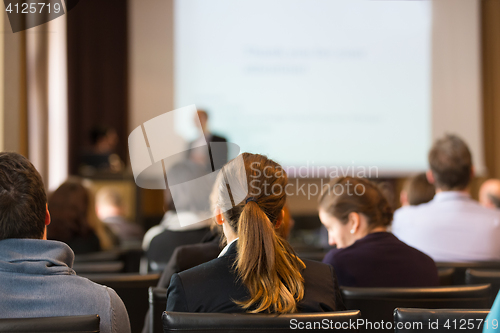 Image of Audience in the lecture hall.