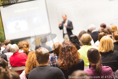 Image of Audience in the lecture hall.