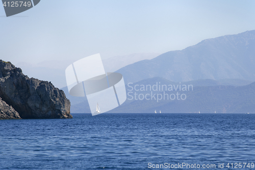 Image of The sea and the mountains in Turkey