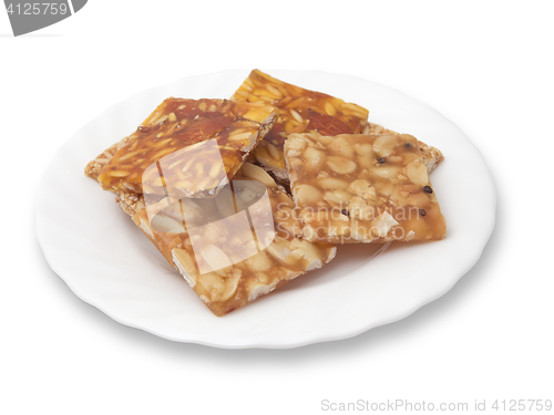 Image of Indian brittle over white