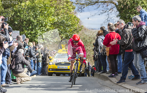 Image of The Cyclist Sergey Lagutin - Paris-Nice 2016