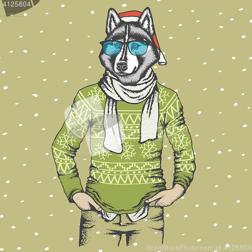 Image of Husky vector illustration