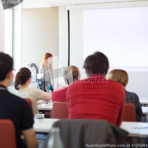 Image of Lecture at university.