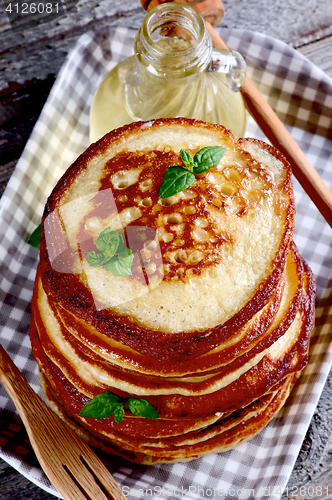 Image of Pancakes with Honey